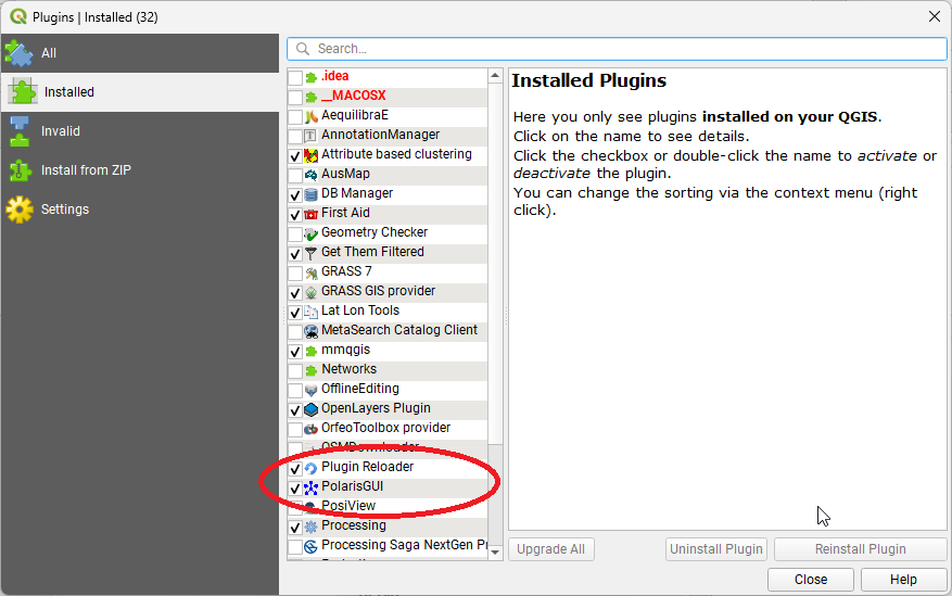 Activate and deactivate plugin