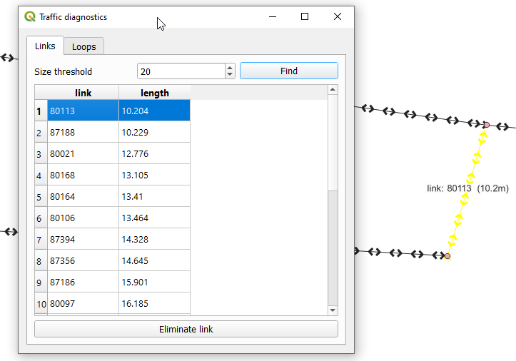 Identifying short links