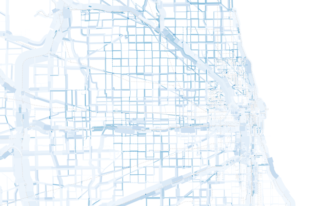 Traffic flow example map