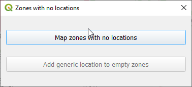 Zone with no locations tool